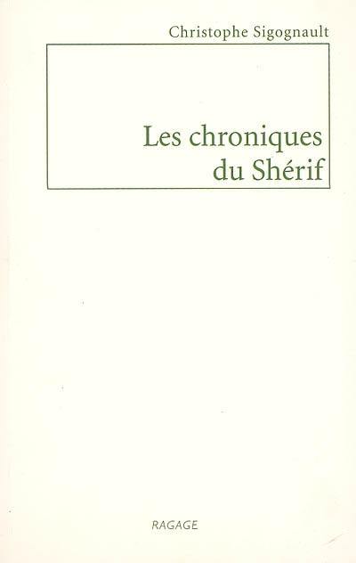 Les chroniques du shérif