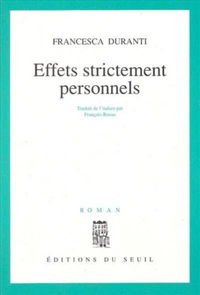 Effets strictement personnels