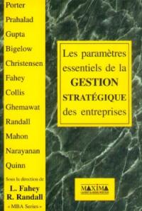 Les paramètres essentiels de la gestion stratégique des entreprises