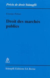 Droit des marchés publics