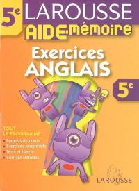 Exercices anglais 5e