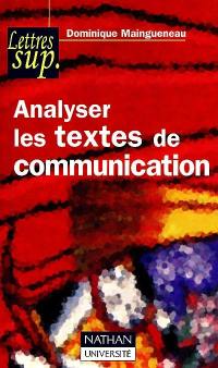 Analyser les textes de communication