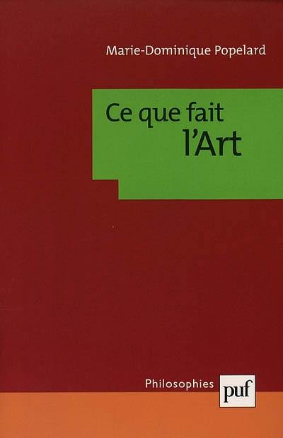 Ce que fait l'art : approche communicationnelle