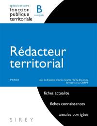 Rédacteur territorial, catégorie B