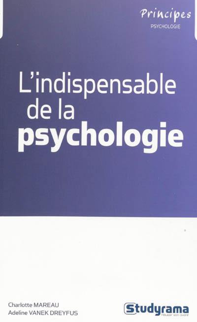 L'indispensable de psychologie