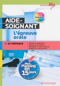 Aide-soignant : l'épreuve orale