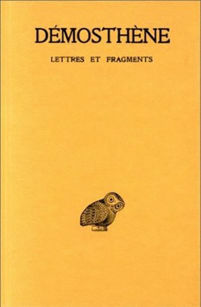 Lettres et fragments