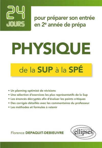 Physique de la sup à la spé : 24 jours pour préparer son entrée en 2e année de prépa