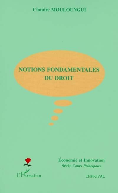 Notions fondamentales de droit