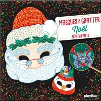 Noël : masques à gratter scintillants