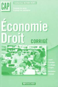 Economie droit CAP employé de vente, employé de commerce : corrigé