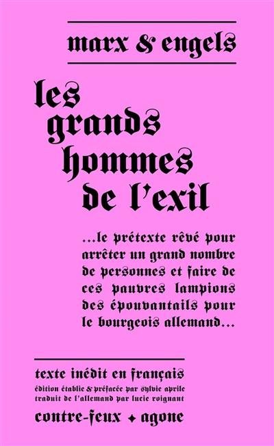 Les grands hommes de l'exil