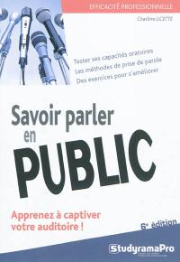 Savoir parler en public