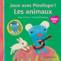 Pénélope joue avec les animaux