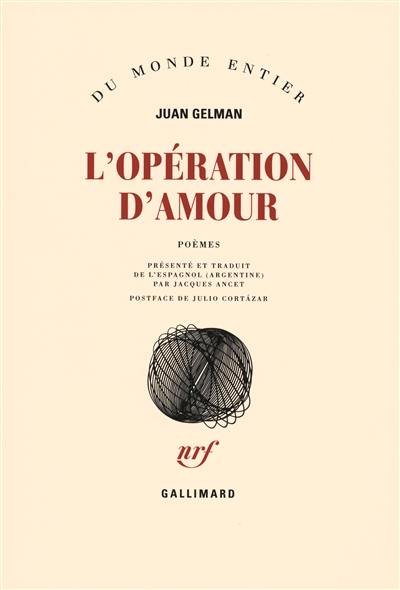 L'opération d'amour : poèmes