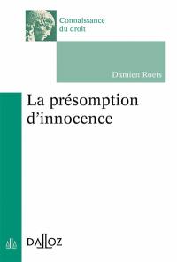 La présomption d'innocence