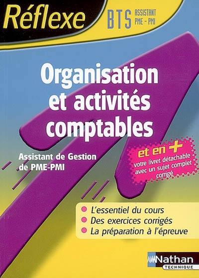 Organisation et activités comptables, BTS assistant de gestion PME-PMI