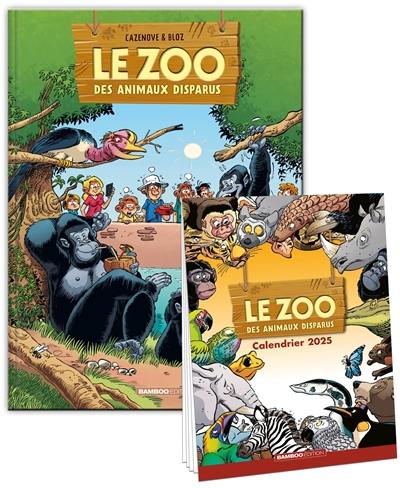 Le zoo des animaux disparus : pack tome 4 + calendrier 2025