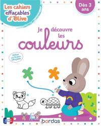 Je découvre les couleurs : dès 3 ans