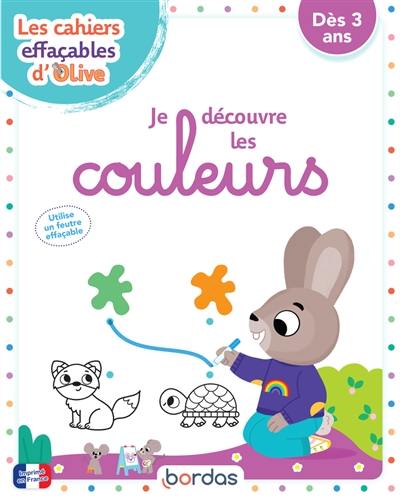 Je découvre les couleurs : dès 3 ans