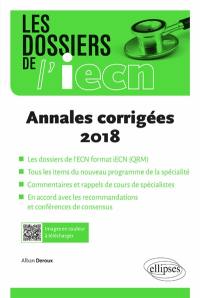 Annales corrigées 2018