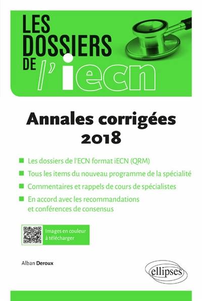 Annales corrigées 2018