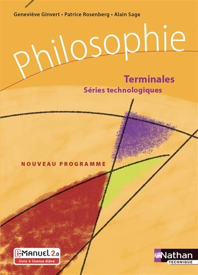 Philosophie terminales séries technologiques : nouveau programme