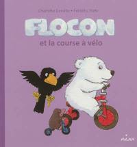 Flocon et la course à vélo