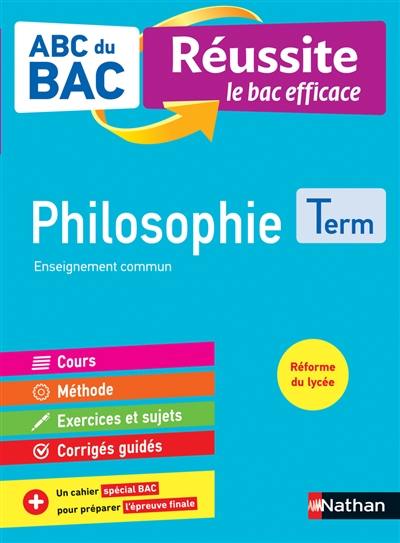 Philosophie terminale : enseignement commun : réforme du lycée