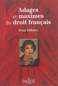 Adages et maximes du droit français