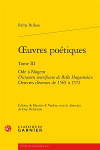 Oeuvres poétiques. Vol. 3