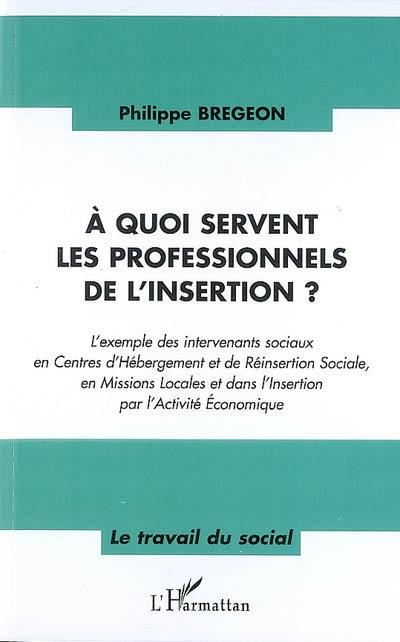 A quoi servent les professionnels de l'insertion ? : l'exemple des intervenants sociaux en centres d'hébergement et de réinsertion sociale, en missions locales et dans l'insertion par l'activité économique