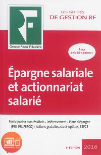 Epargne salariale et actionnariat salarié