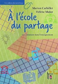 A l'école du partage : les communs dans l'enseignement