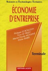 Economie d'entreprise : livre de l'élève