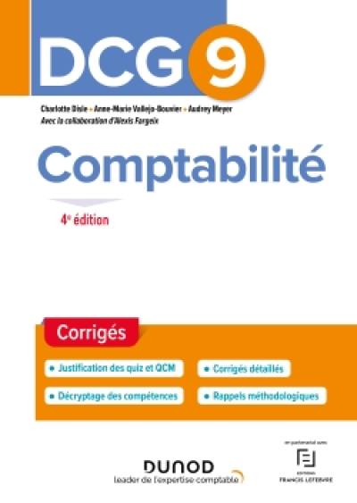 DCG 9, comptabilité : corrigés