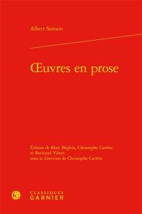 Oeuvres en prose