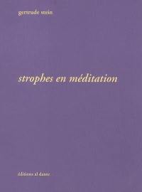 Strophes en méditation