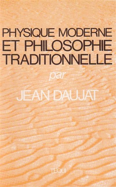 Physique moderne et philosophie traditionnelle