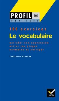 Le vocabulaire