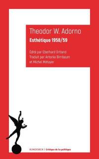 Esthétique 1958-59