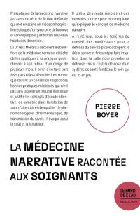 La médecine narrative racontée aux soignants