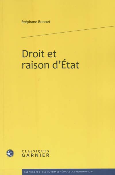 Droit et raison d'Etat