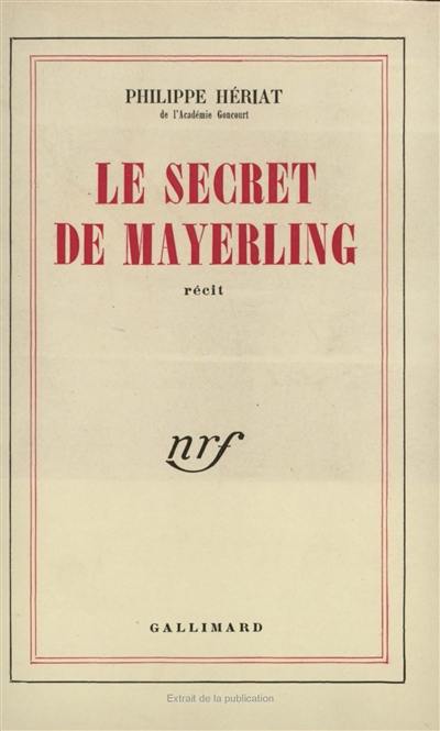 Le Secret de Mayerling