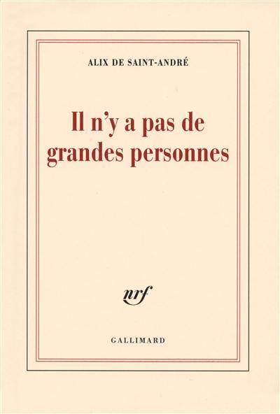 Il n'y a pas de grandes personnes