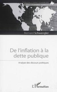 De l'inflation à la dette publique : analyse des discours politiques