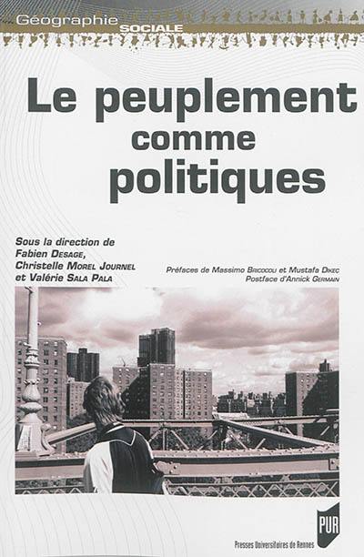 Le peuplement comme politiques