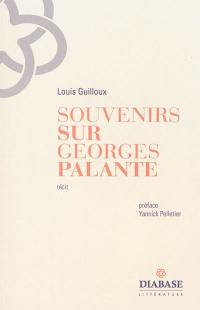 Souvenirs sur Georges Palante : récit