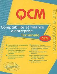 Comptabilité et finance d'entreprise, terminale STG