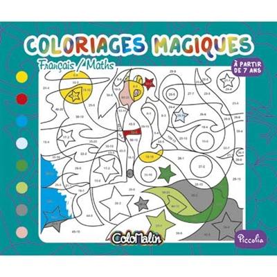 Coloriages magiques. Français maths